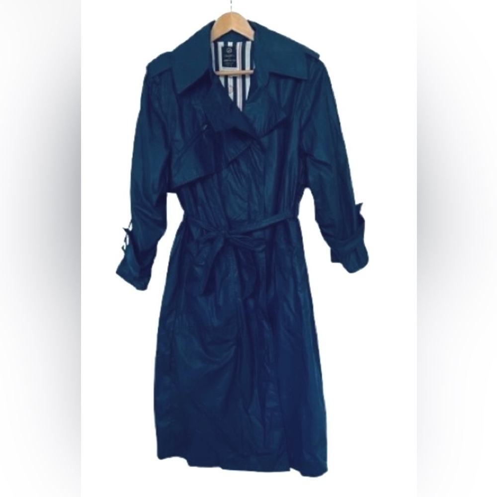 Vintage Womens Concepts by Jordache American Style Rain Trench Coat Size 14